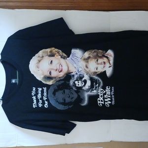 Betty White Rest in Peace t shirt Womans Size Large